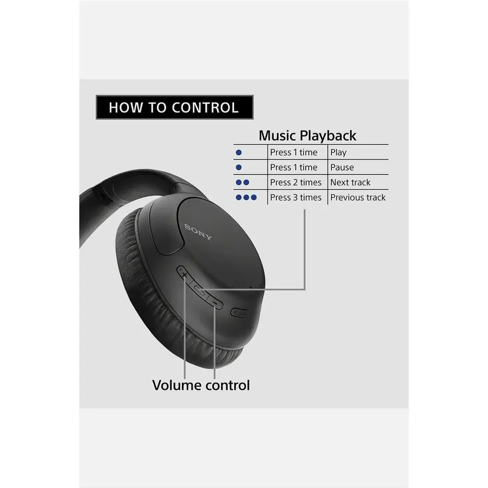 Excellent Sony WH-CH710N Wireless Noise Cancelling Headphones